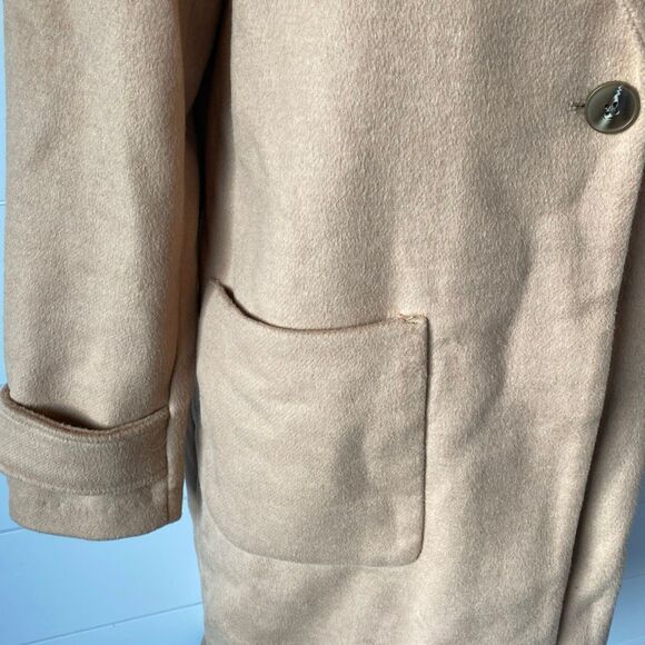House of Harlow 1960 Camel Wool Blend Coat Size Medium NWT - Picture 9 of 13